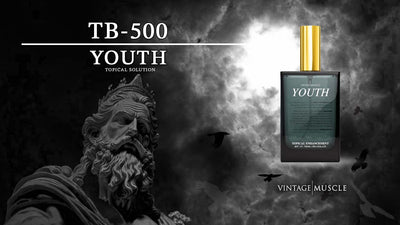 TB500 healing peptide in YOUTH by Vintage Muscle