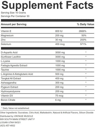 Natty Testosterone Base Blend - TITAN